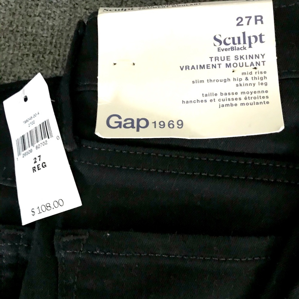 Gap Sculpt Black Jeans